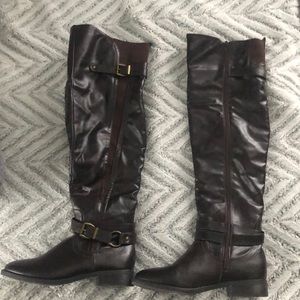 Long Dark Brown Boots